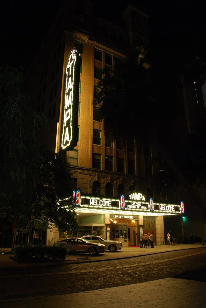 Tampa Theatre exterior in 2013