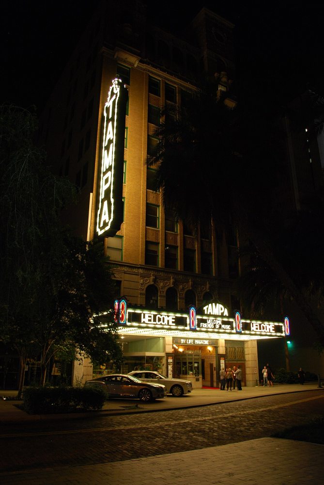 Tampa Theatre exterior in 2013